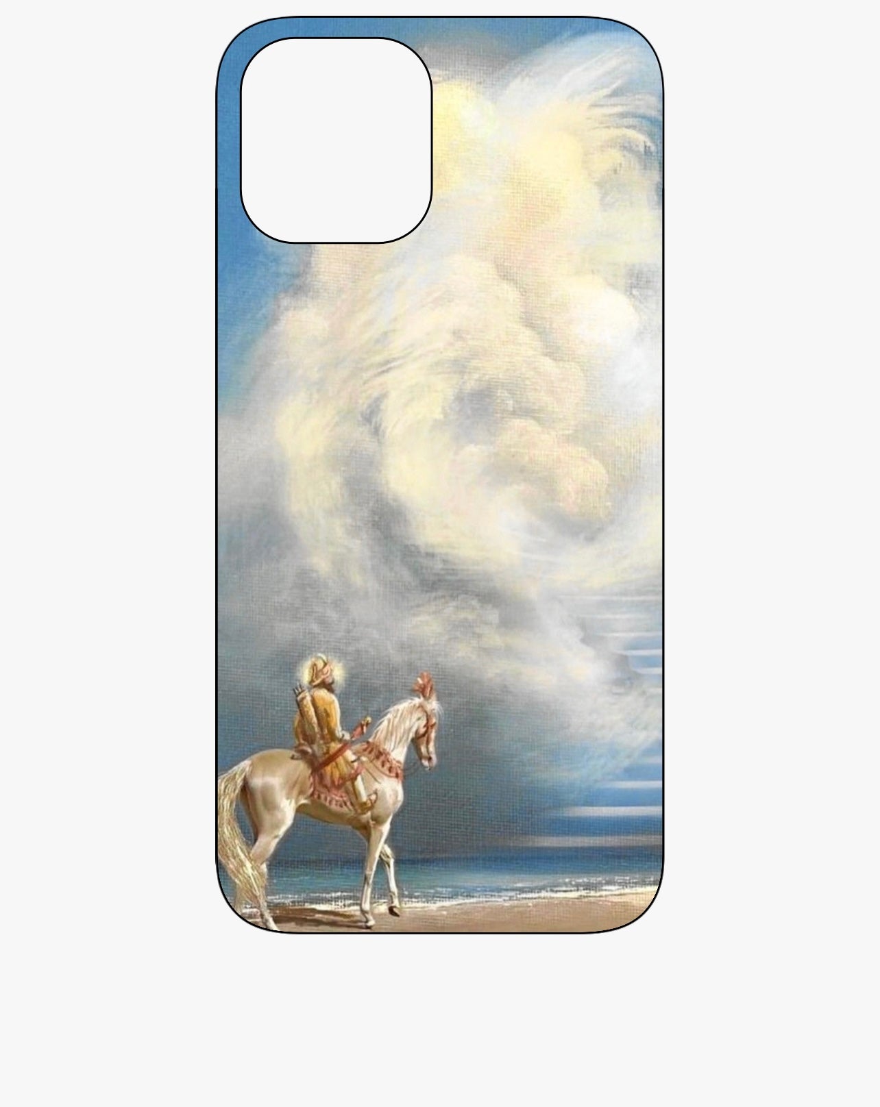 Guru Gobind Singh Ji on Horse Phone Case