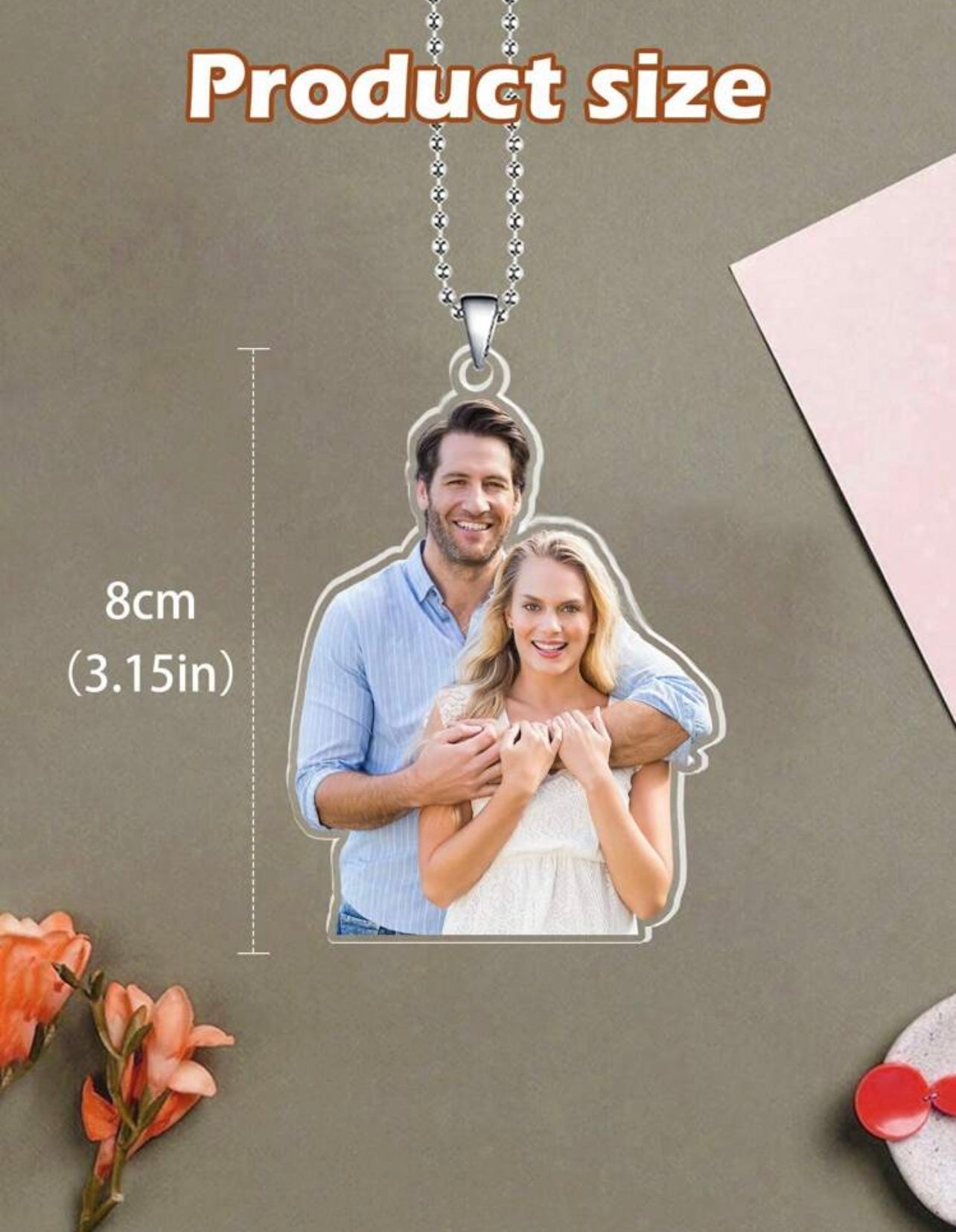 Customisable Car Hanging Accessory Mirror Ornament | Fully Personalised