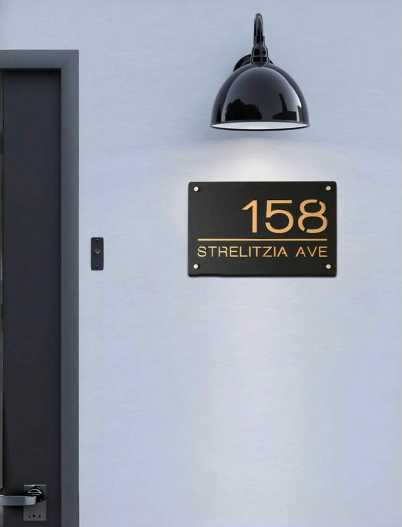 Custom 3D Acrylic House Number Door Sign | Plaque
