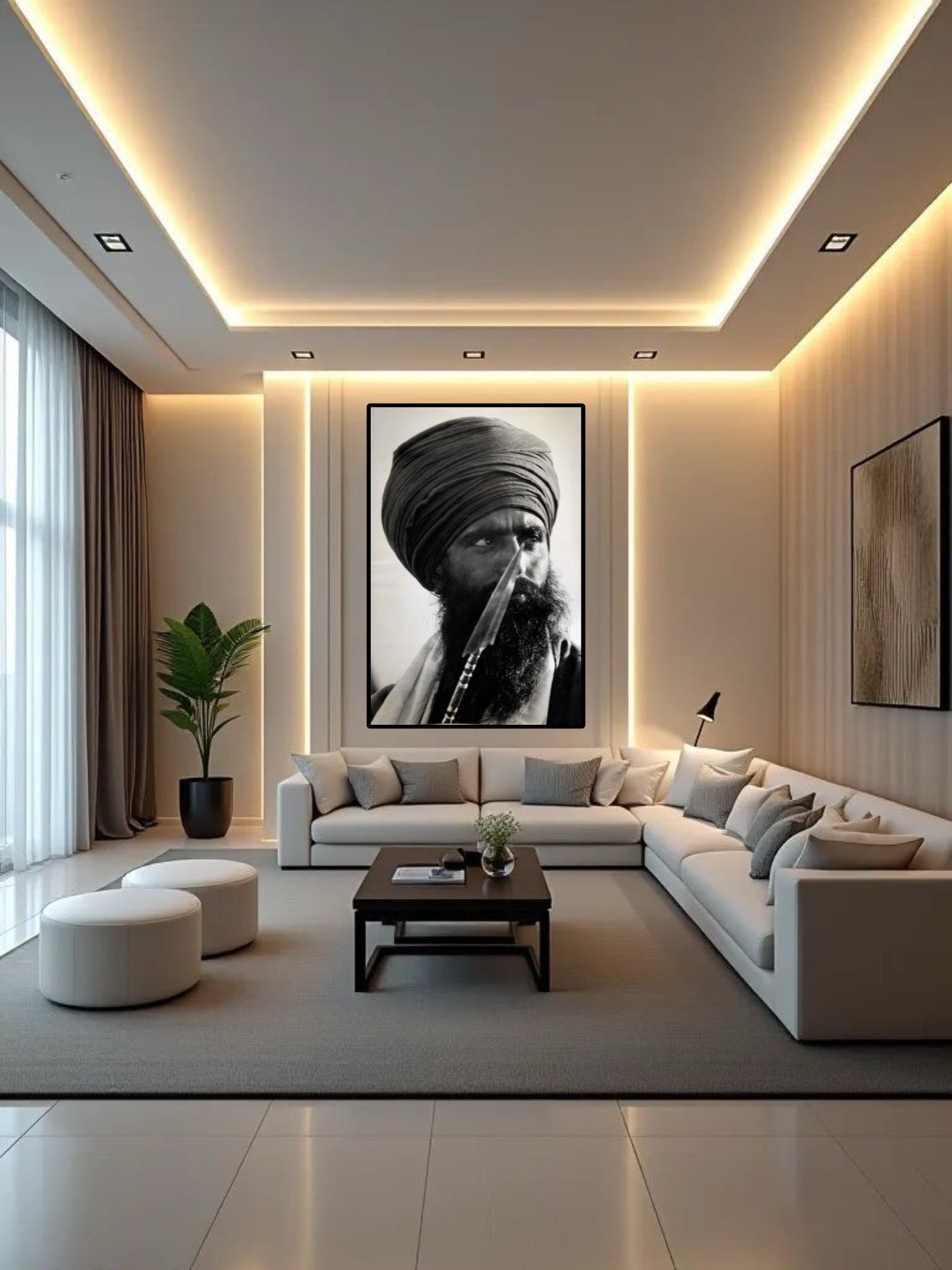 Sant Giani Jarnail Singh Ji Bhindrawale Wall Art Poster