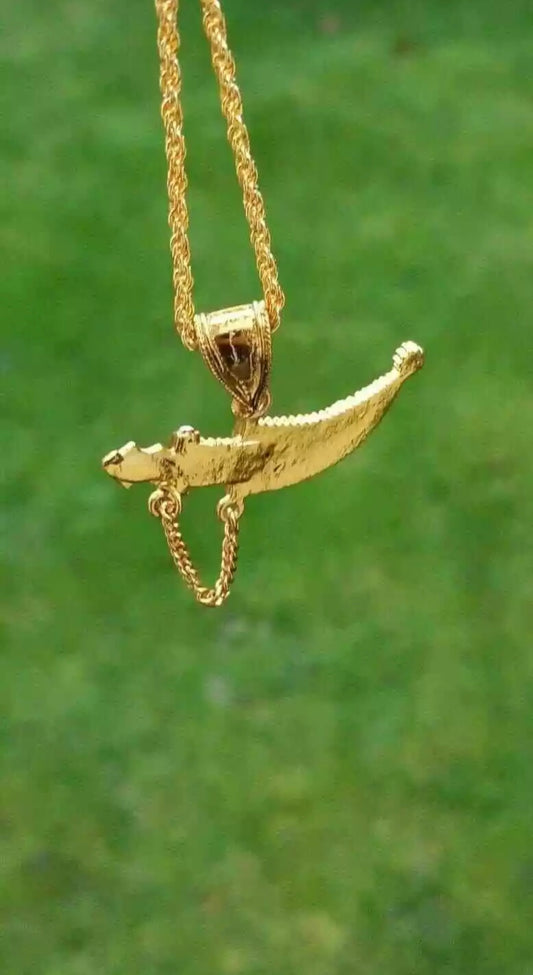 Stunning Punjabi Sikh Kirpan Pendant Necklace