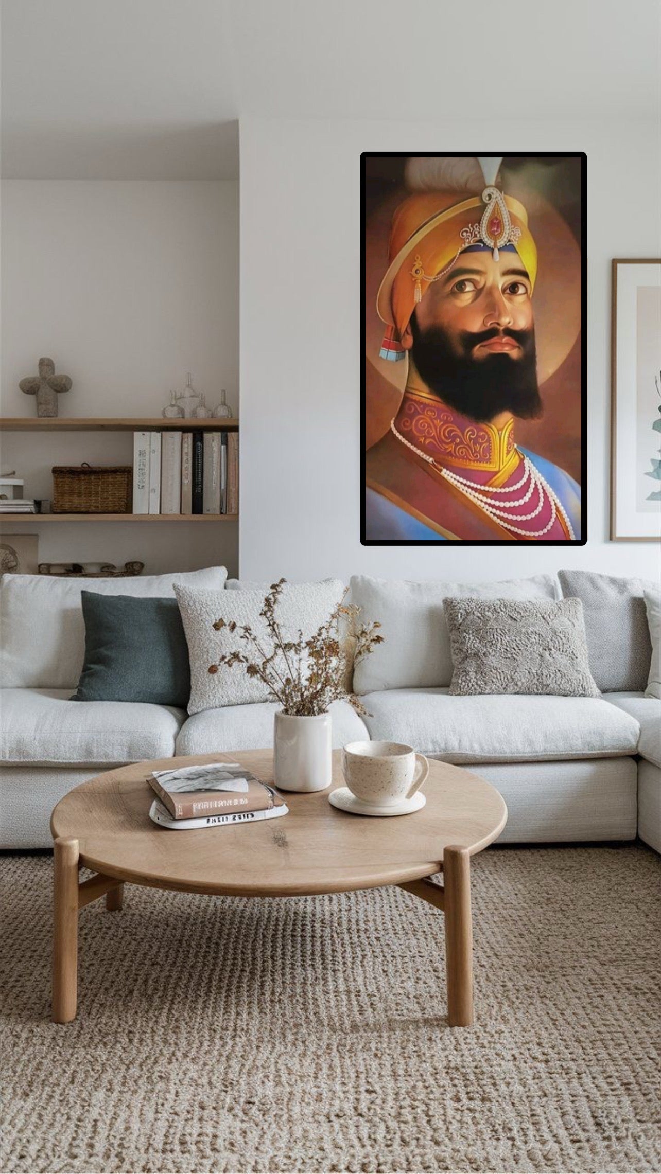 Sikhi Guru Gobind Singh Ji Portrait Wall Art Poster