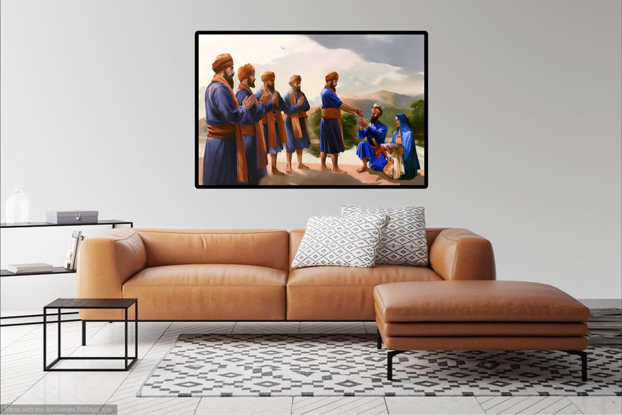 Sikhi Chaar Sahibzaade Wall Art Inspiring Historical Sacrifices Wall Art Poster
