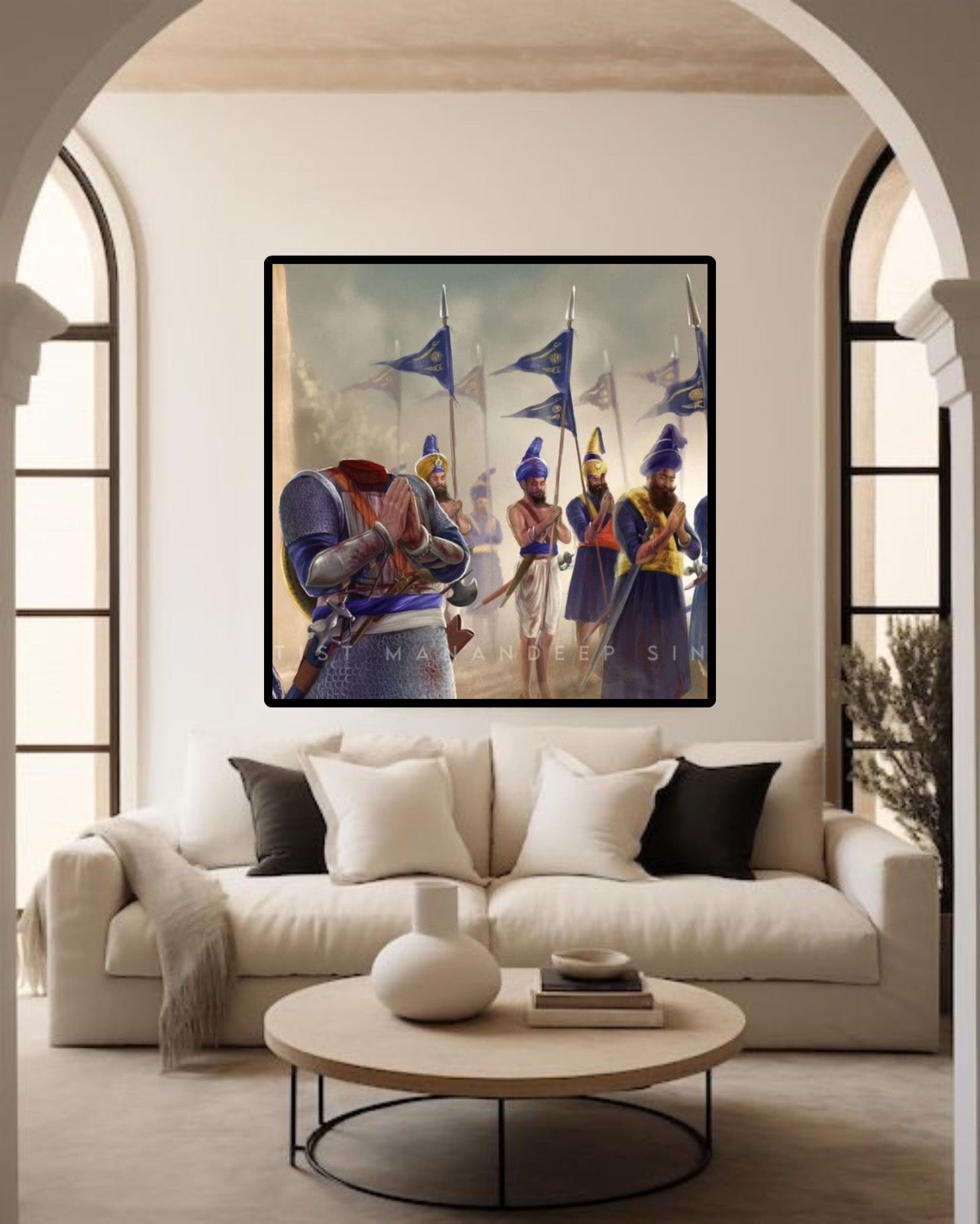 Sikhi Powerful Message Shaheedi Martyrdom of Warriors Sacrifice Wall Art Poster