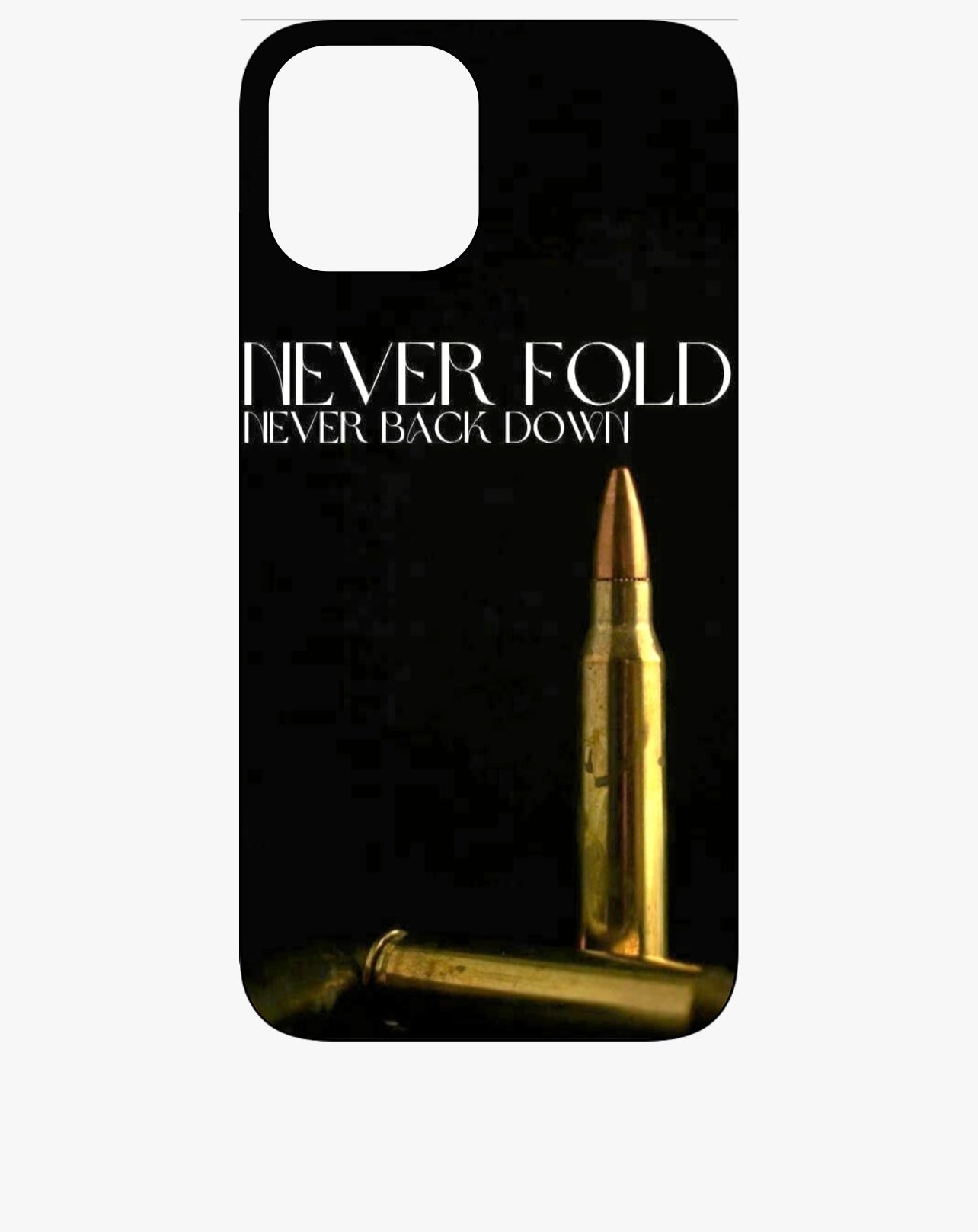 Sidhu Moose Wala ‘Never Fold, Never Back Down’ Phone Case