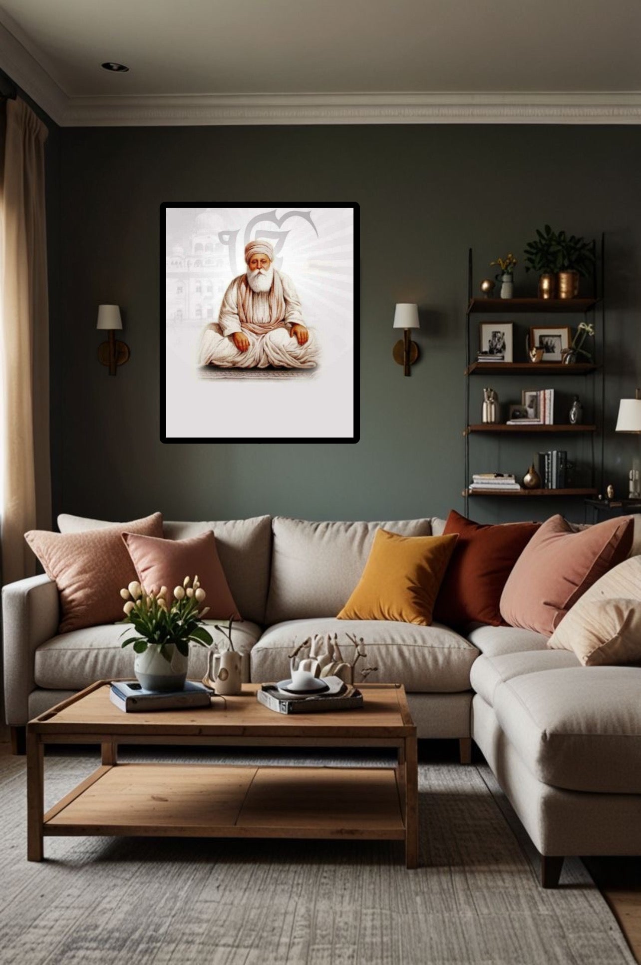Dhan Dhan Guru Amardas Ji Inspired Wall Art Poster
