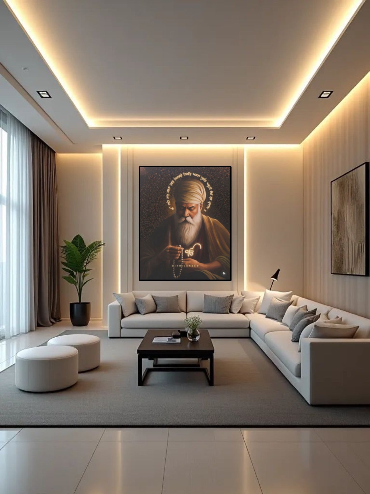 Sikhi Guru Nanak Saab Wall Art Poster