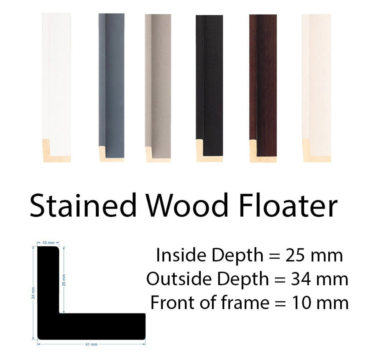 Premium Quality for CANVAS Wall Art Frames (Colours available)