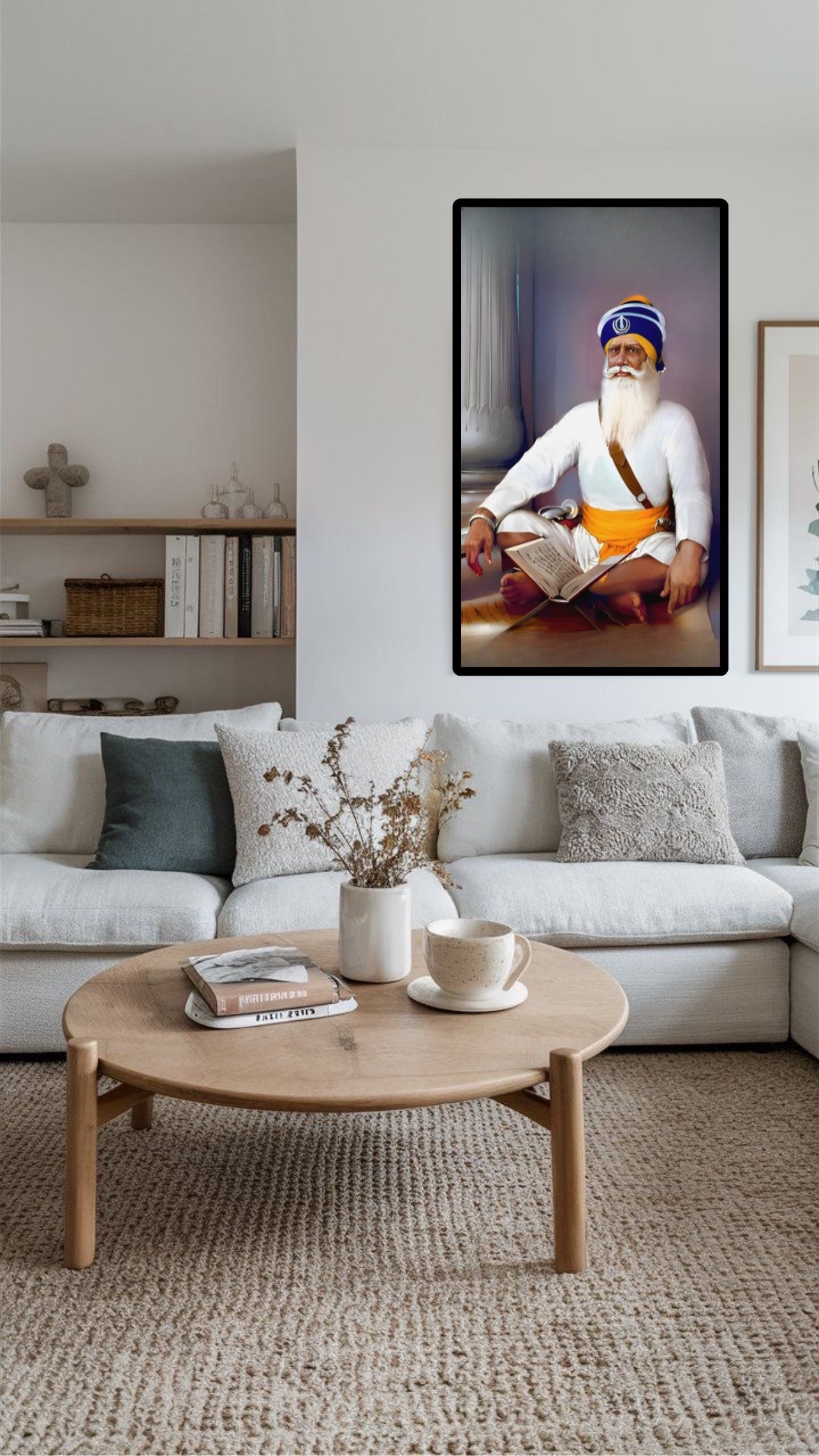 Dhan Dhan Deep Singh Ji Inspired Wall Art Poster