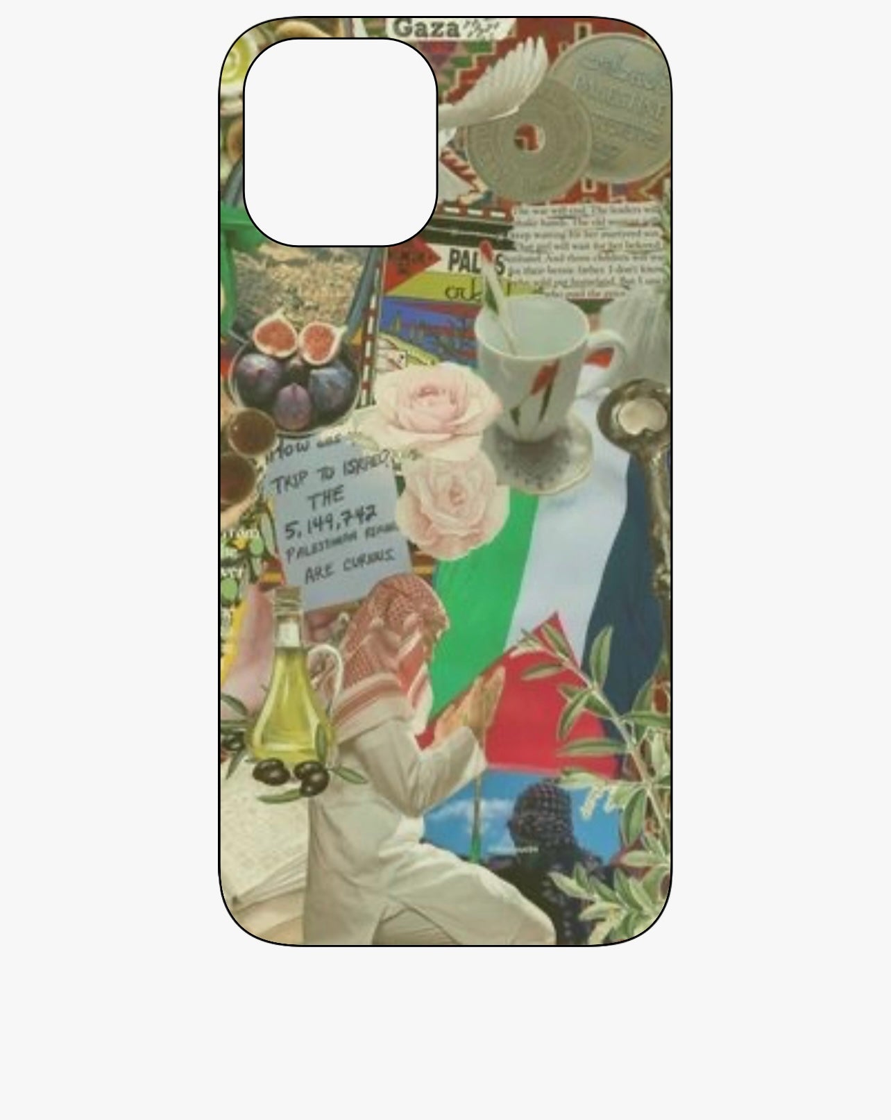 Free Palestine ‘Stop & Pray’ Phone Case