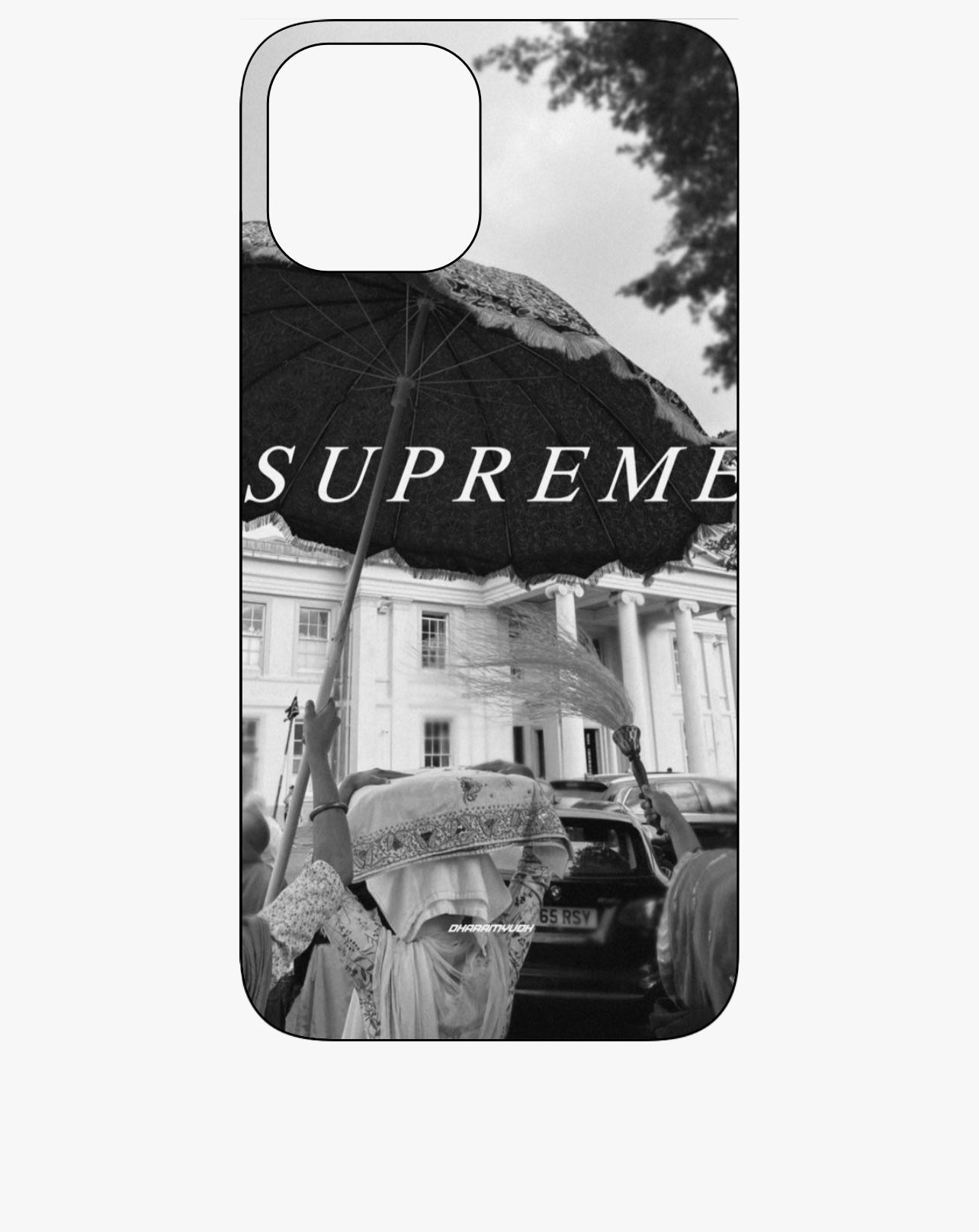 ‘SUPREME’ Black & Grey Phone Case