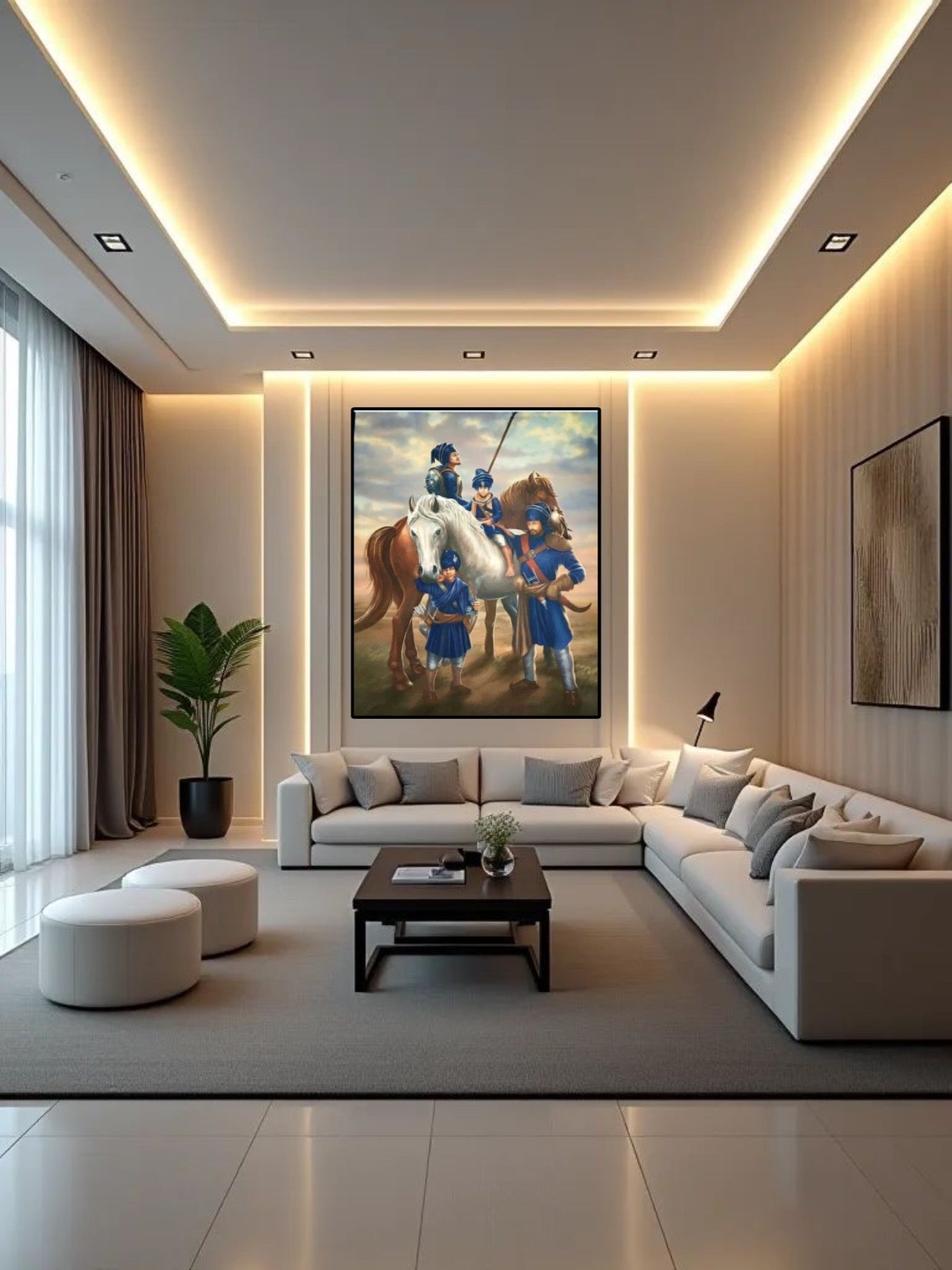 Sikhi Inspired 4 Sahibzaade Wall Art Poster