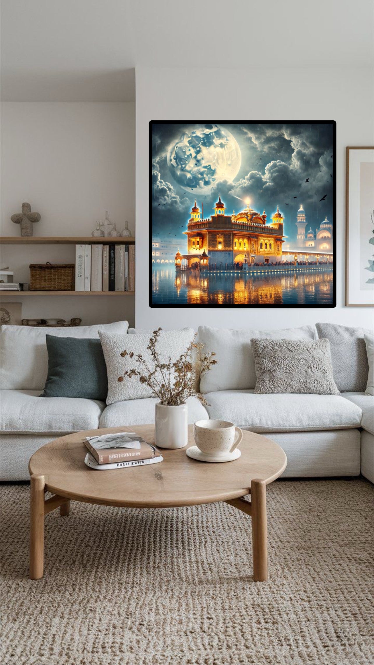 Beautiful Golden Temple Sri Harmandir Sahib Inspiring Wall Art Poster