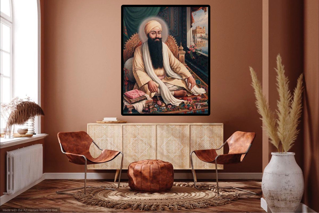 Sikhi Guru Ram Das Ji Wall Art Poster