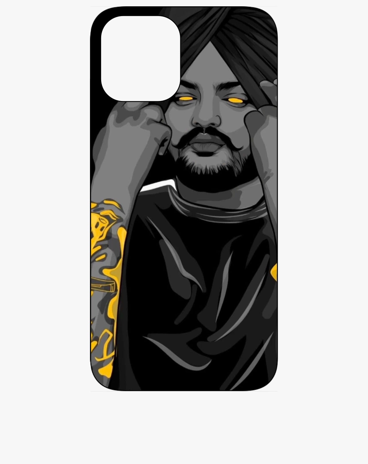 Sidhu Moose Wala Power Animation Phone Case