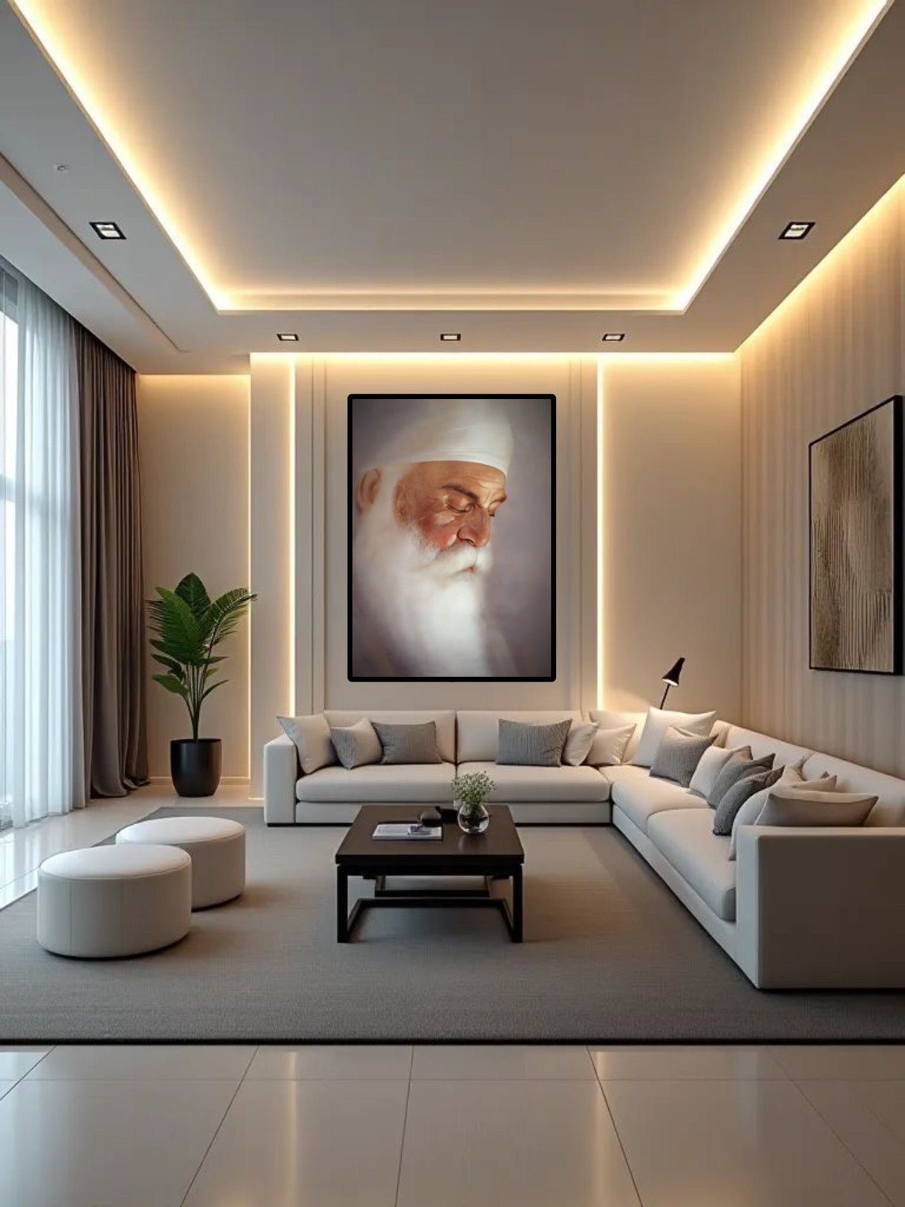 Sikhi Guru Nanak Waheguru Ji Wall Art Poster