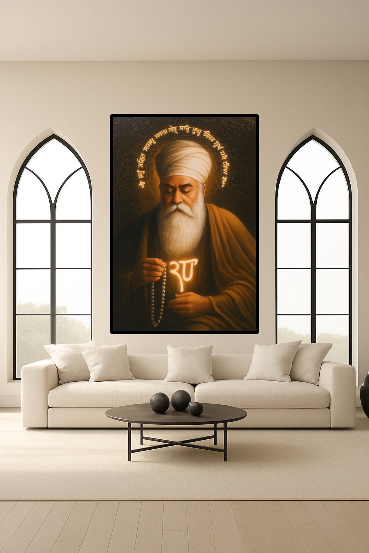 Guru Nanak Dev Ji Inspiring Ek Onkar Aesthetic Wall Art Poster