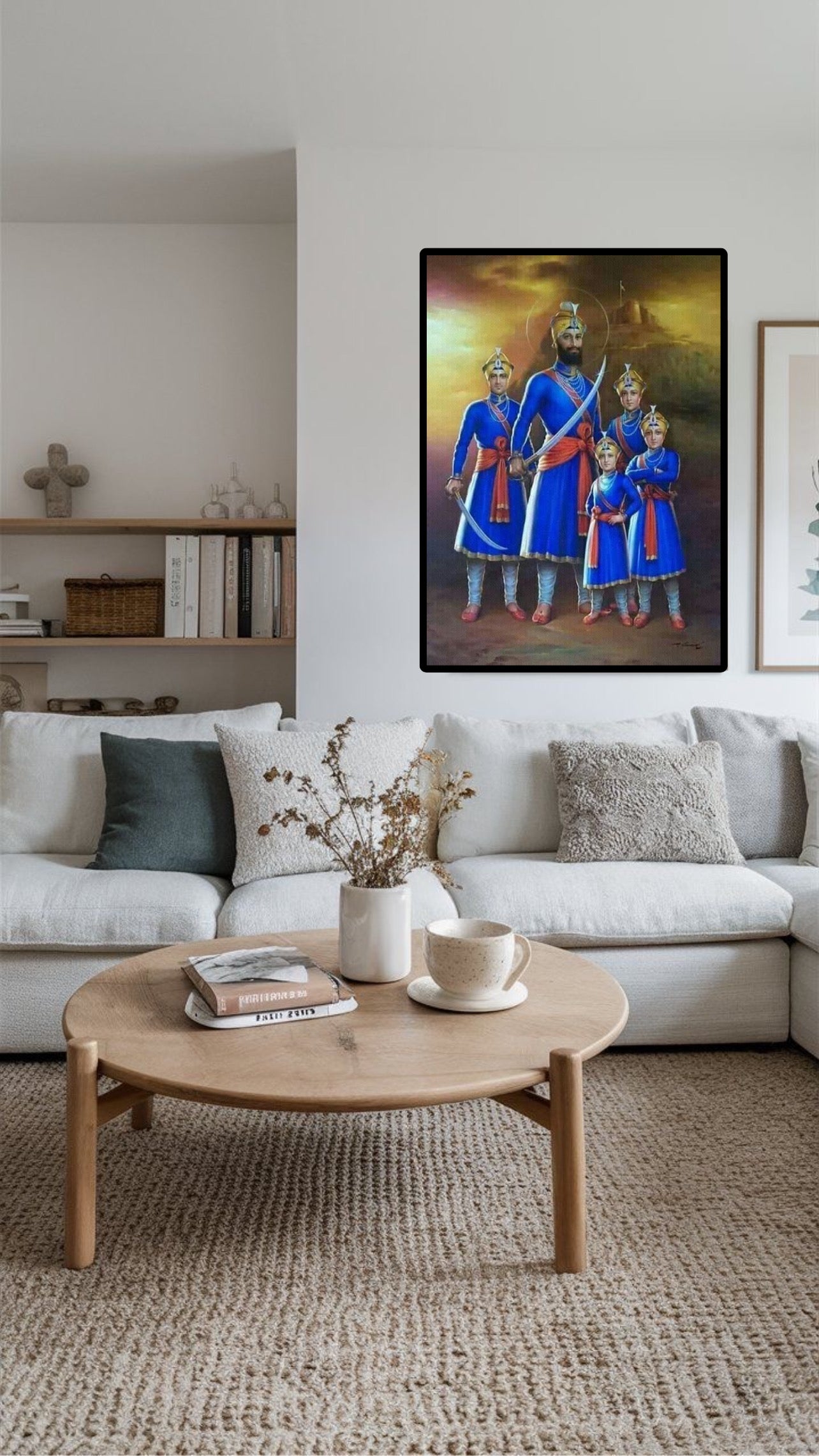 Sikhi Inspiring 4 Sahibzaade Wall Art Poster