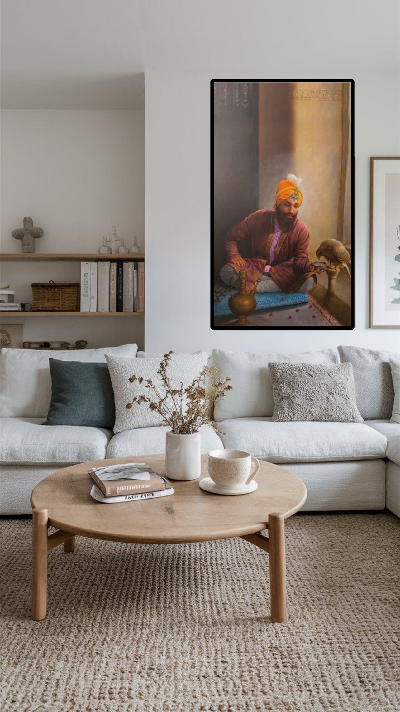 Sikhi Guru Gobind Singh Ji Sitting Wall Art Poster