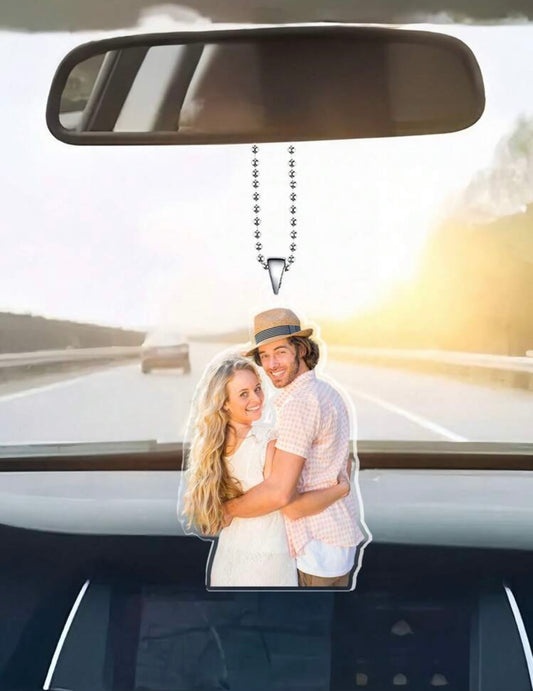Customisable Car Hanging Accessory Mirror Ornament | Fully Personalised