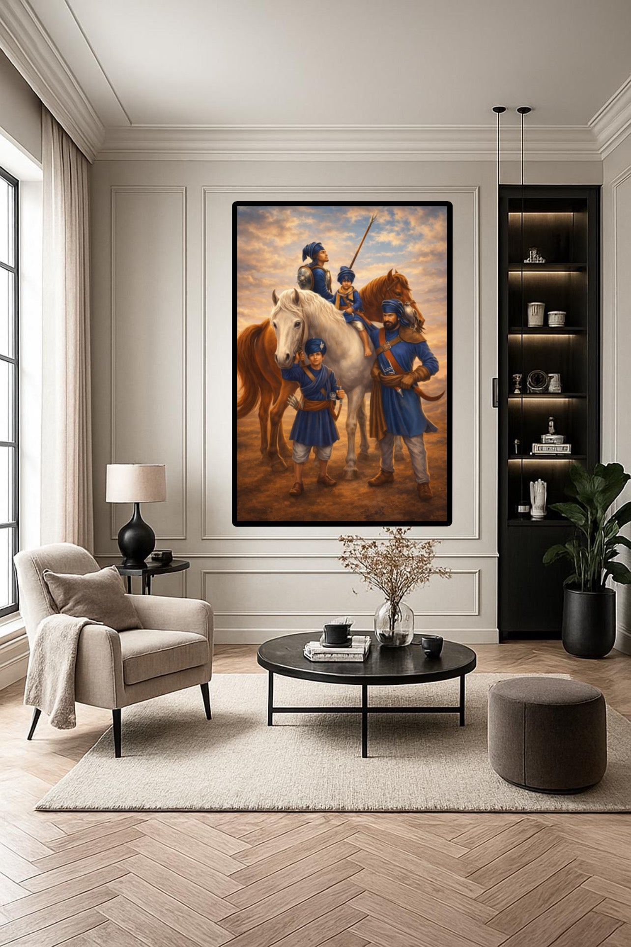 Sikhi Inspired 4 Sahibzaade Wall Art Poster