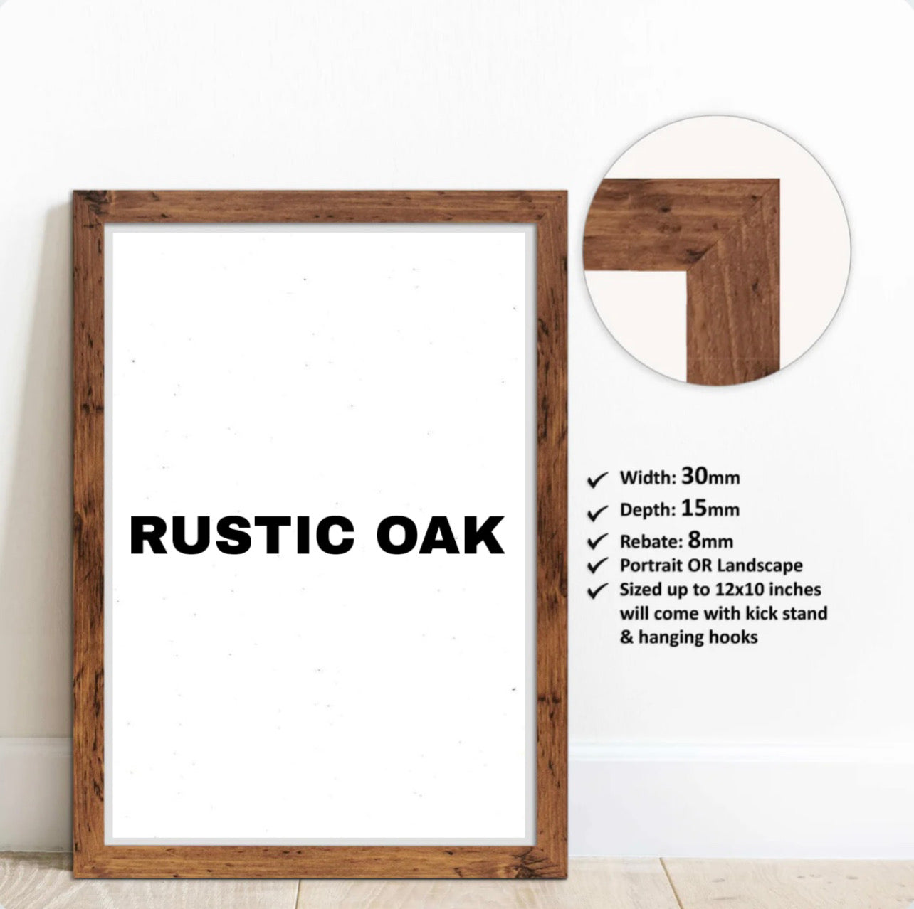 Premium Quality Wall Art Frames (Colours available)
