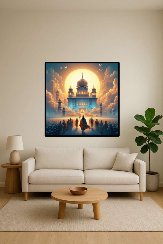 Sikhi Inspiring Guru Sahib Darbar Sahib Wall Art Poster