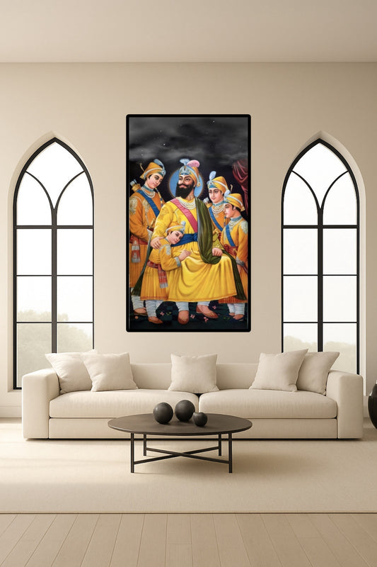 Sikhi Inspired Our 4 Sahibzaade Wall Art Poster