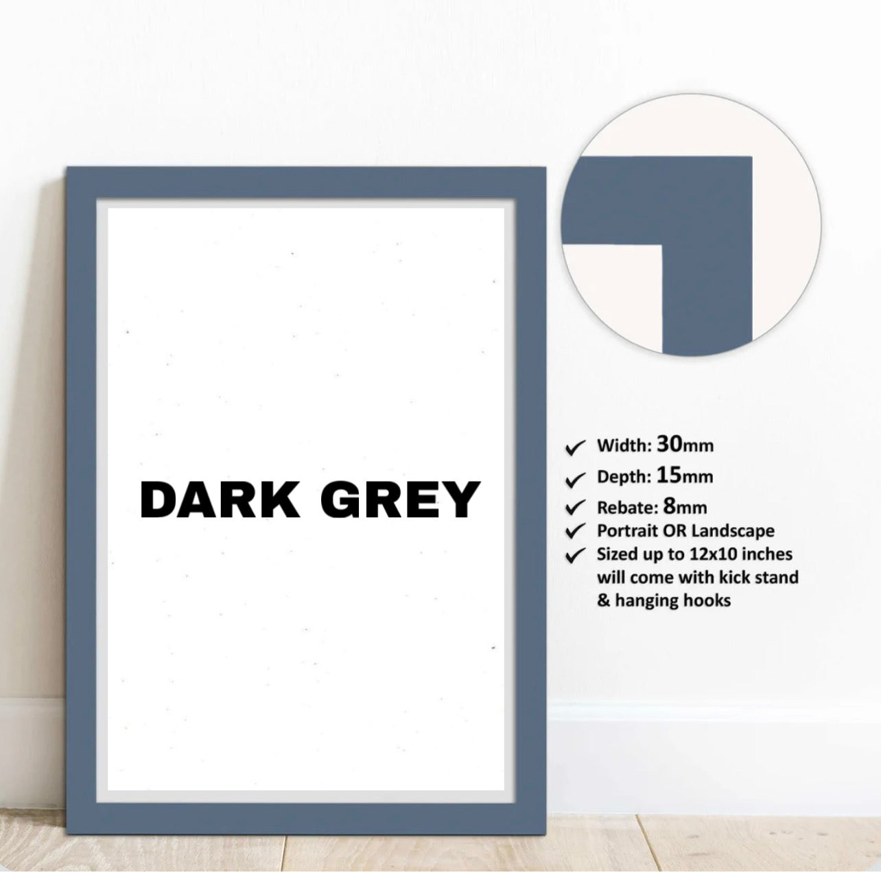 Premium Quality Wall Art Frames (Colours available)