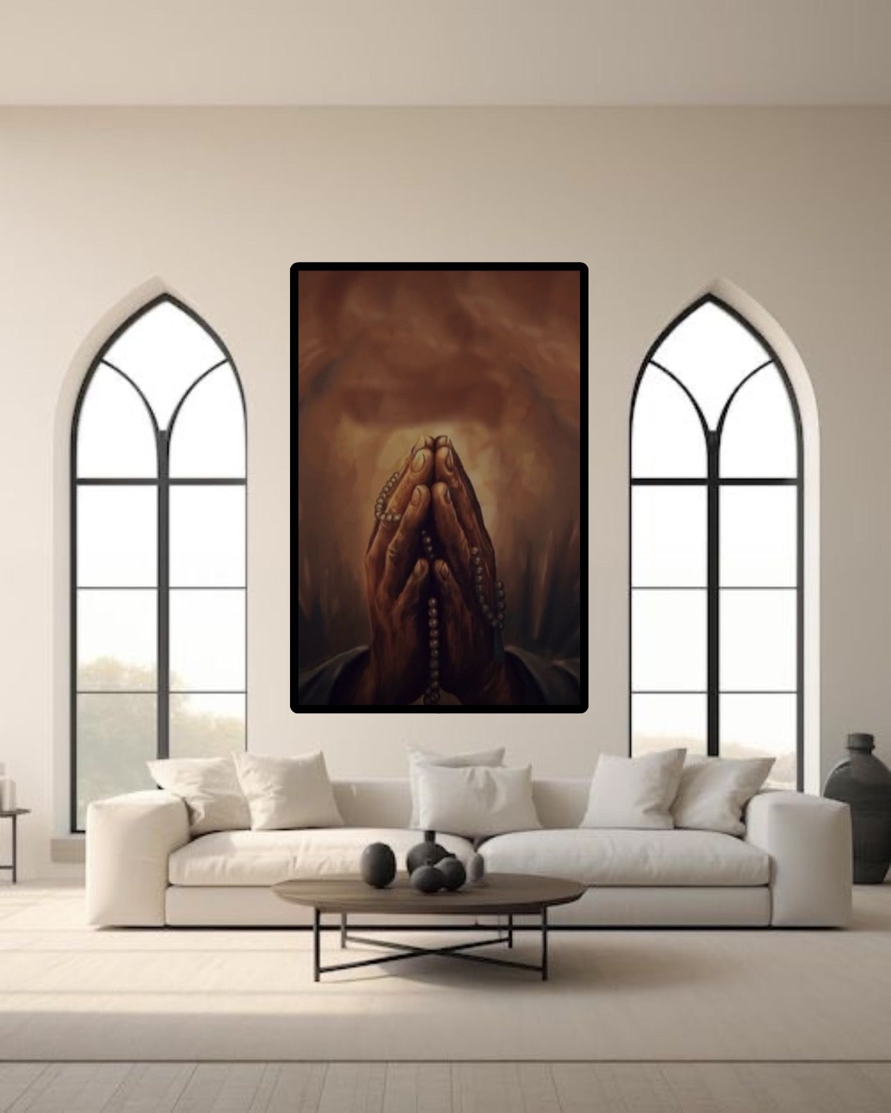 Sikhi Praying Hands Wall Art Poster