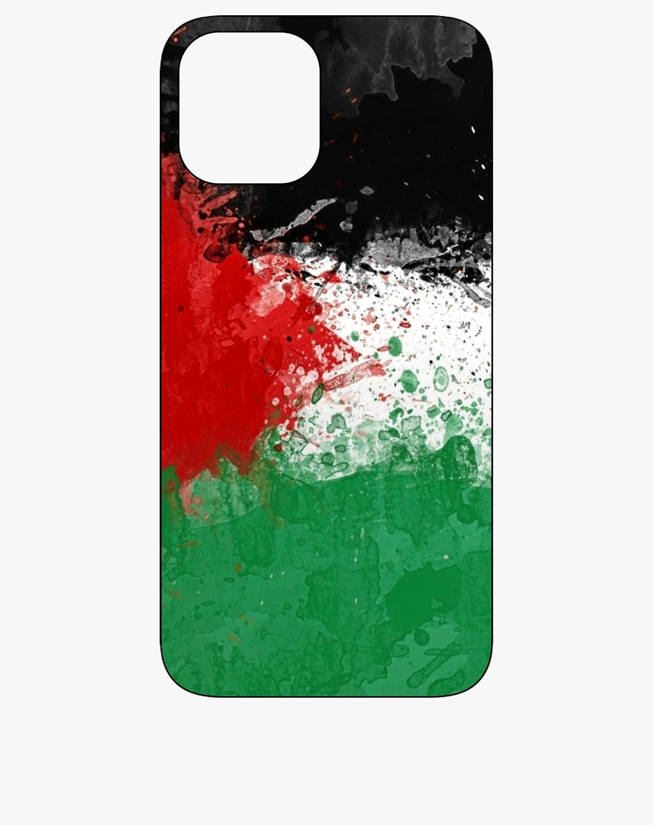Free Palestine ‘Palestinian Flag Splash Art’ Phone Case