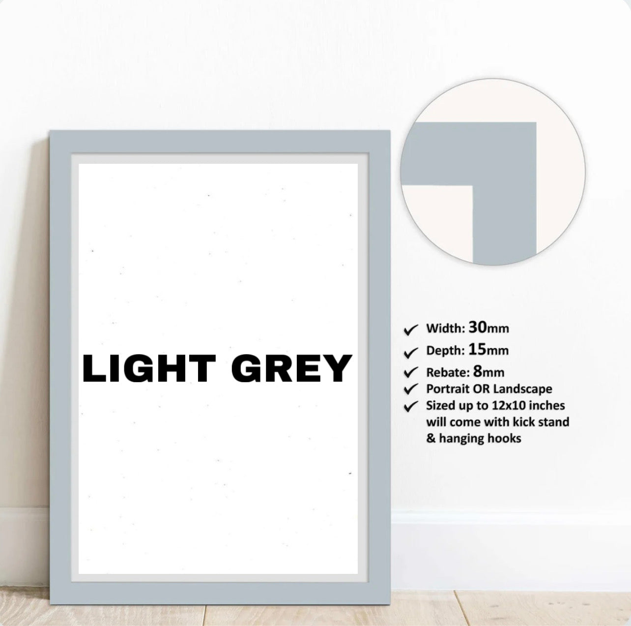 Premium Quality Wall Art Frames (Colours available)