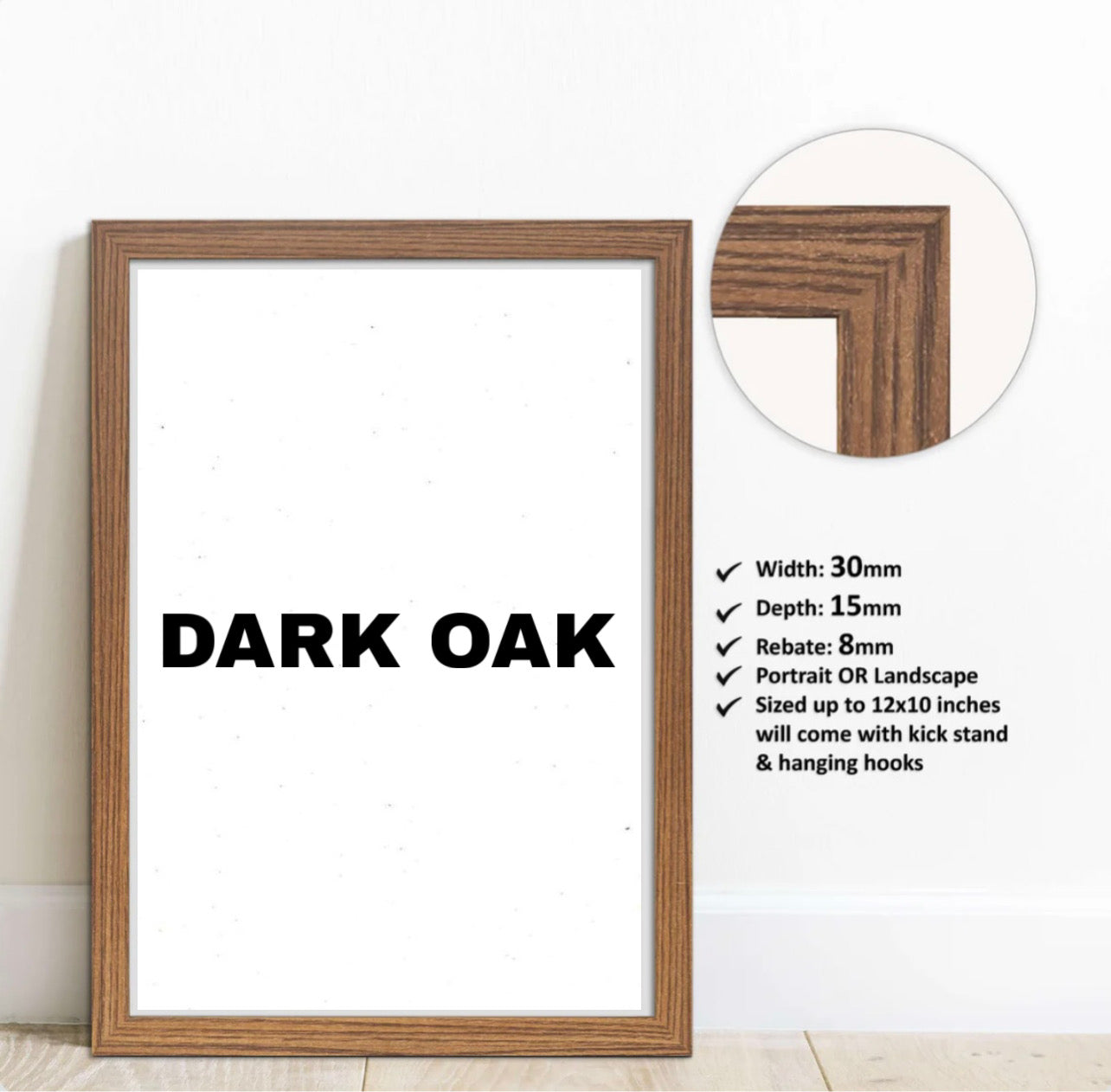 Premium Quality Wall Art Frames (Colours available)