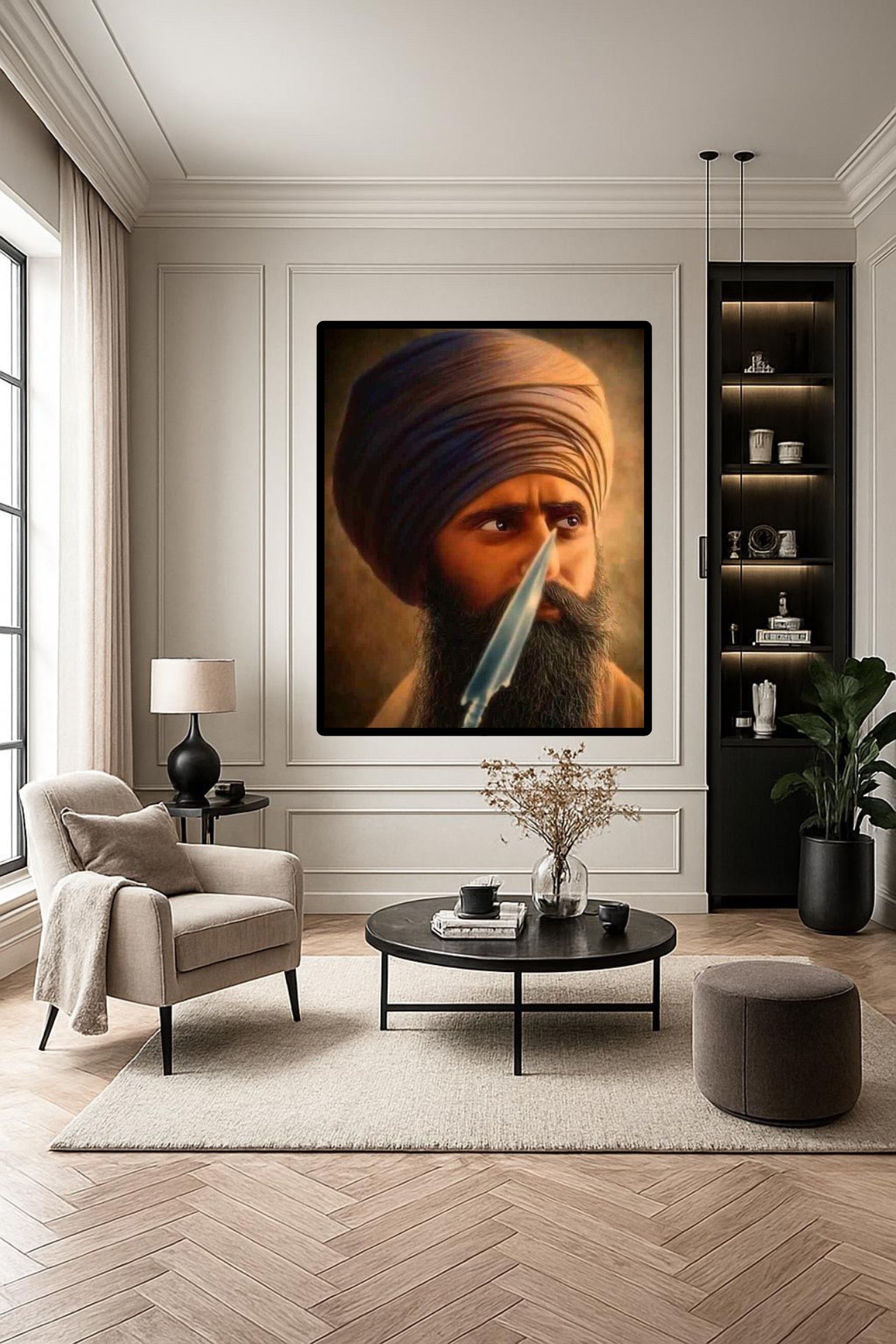 Sikhi Jarnail Singh Ji Khalsa Bhindrawale Wall Art Poster