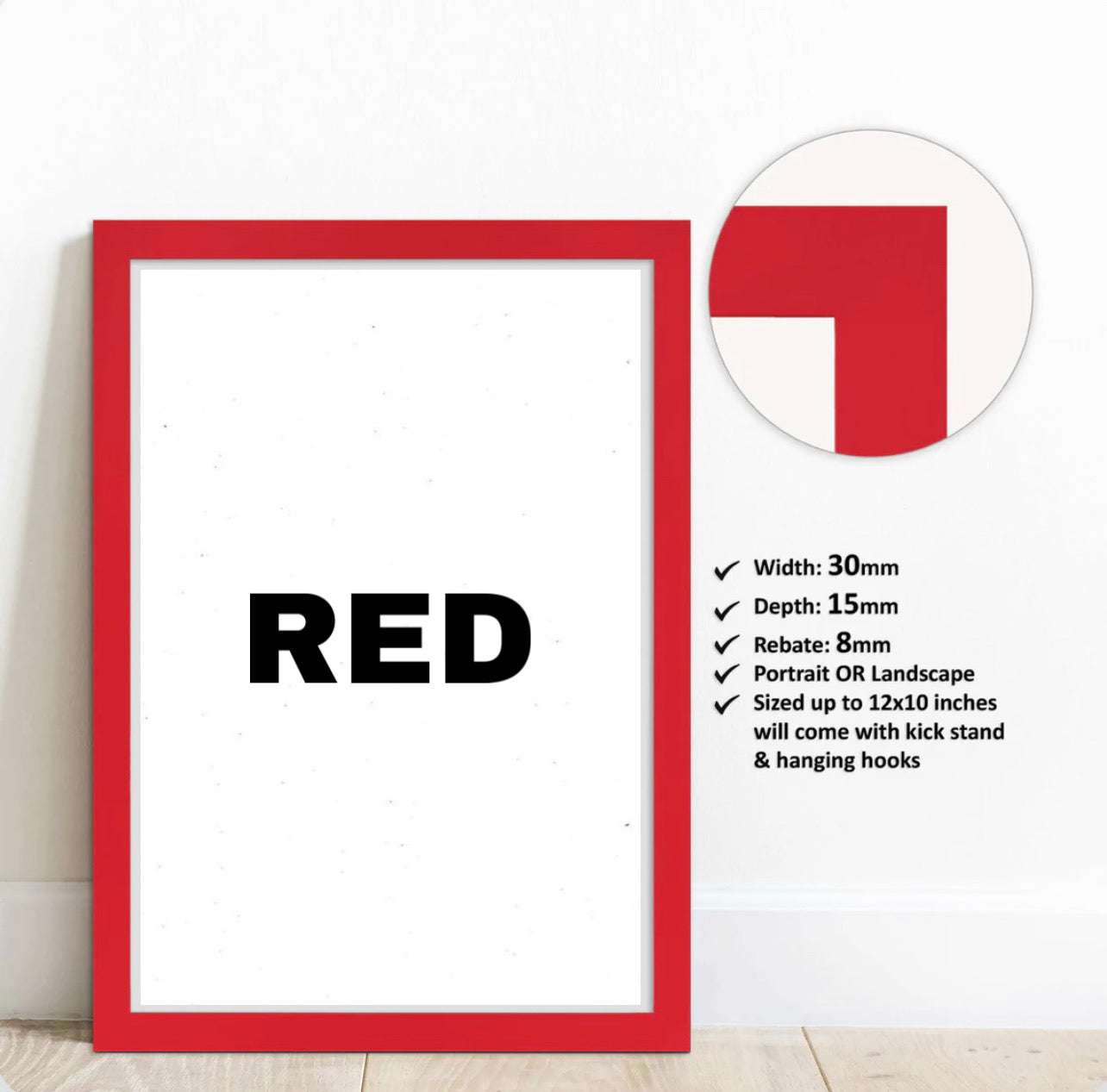 Premium Quality Wall Art Frames (Colours available)