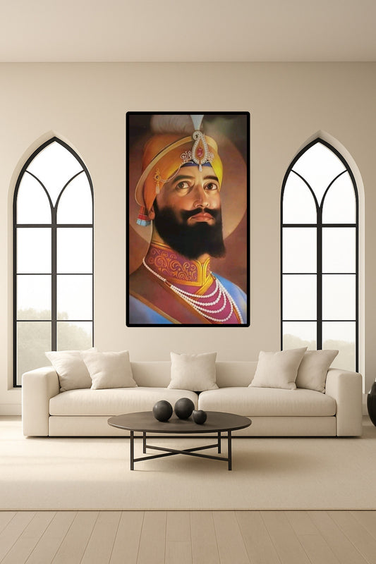 Sikhi Guru Gobind Singh Ji Portrait Wall Art Poster