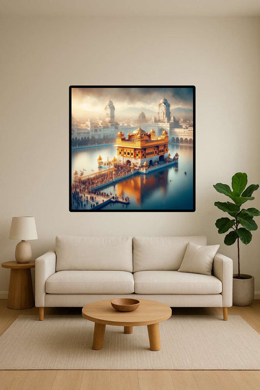 Sikhi Inspiring Golden Temple Sri Harmandir Sahib Wall Art Poster