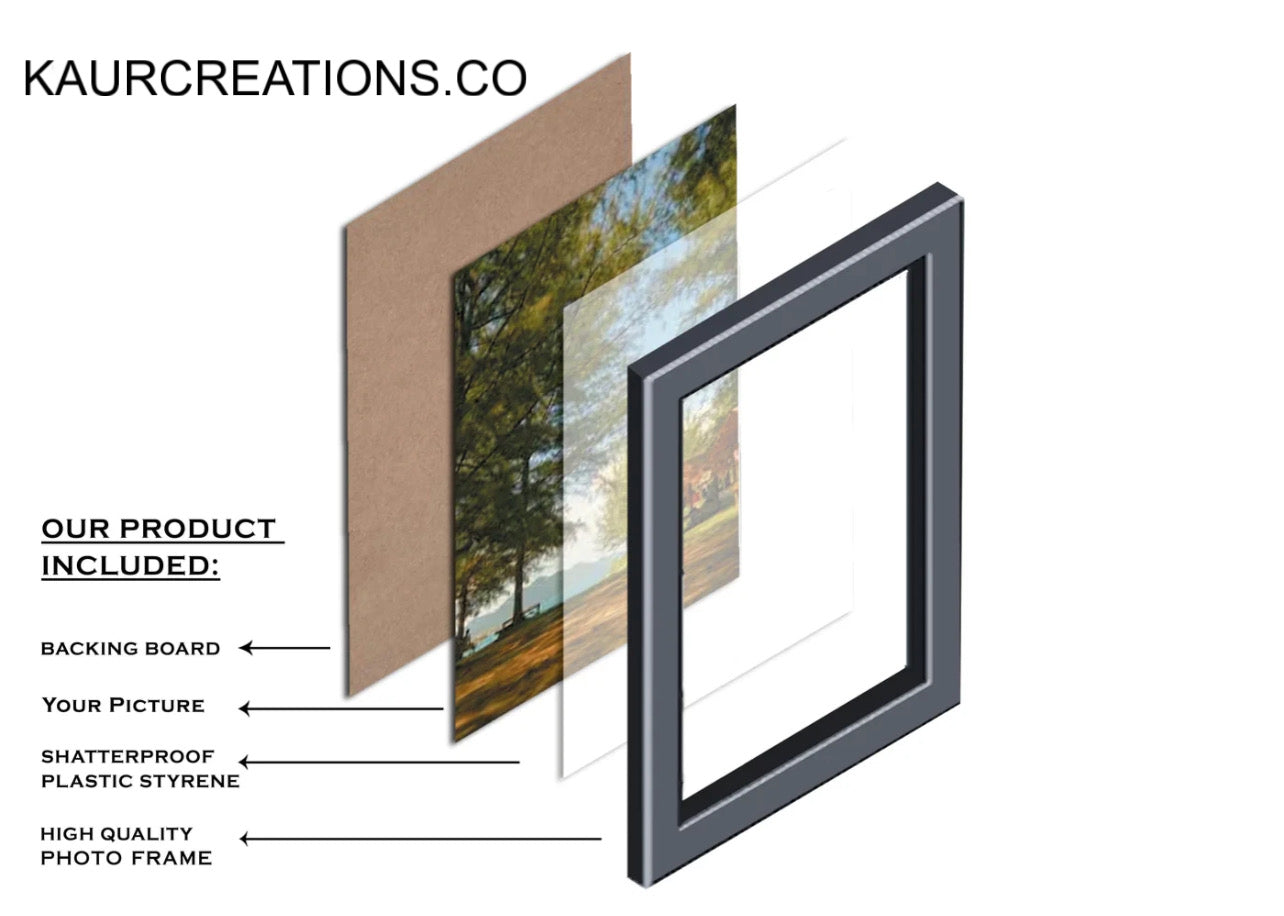 Premium Quality Wall Art Frames (Colours available)